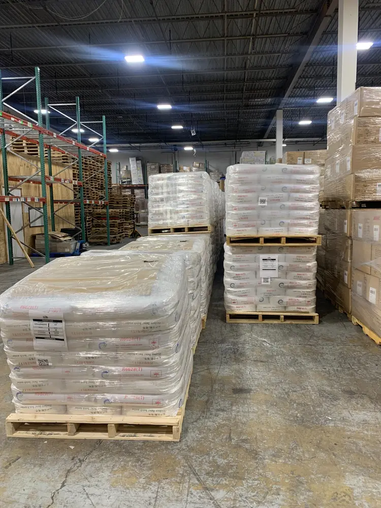 Warehouse inventory available for distribution