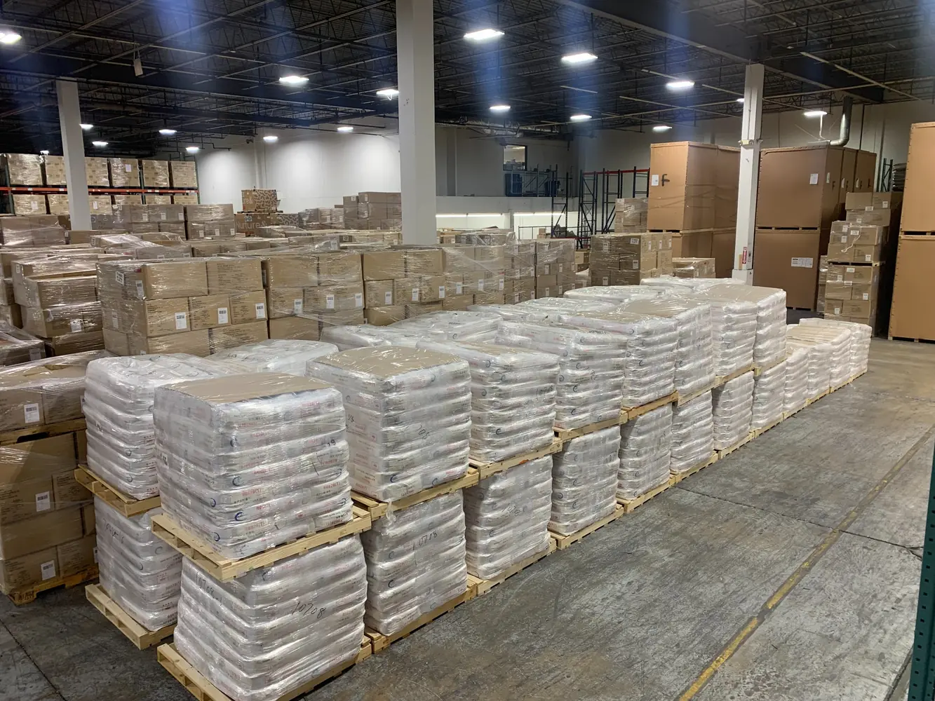 PGL titanium dioxide warehouse and operations environment